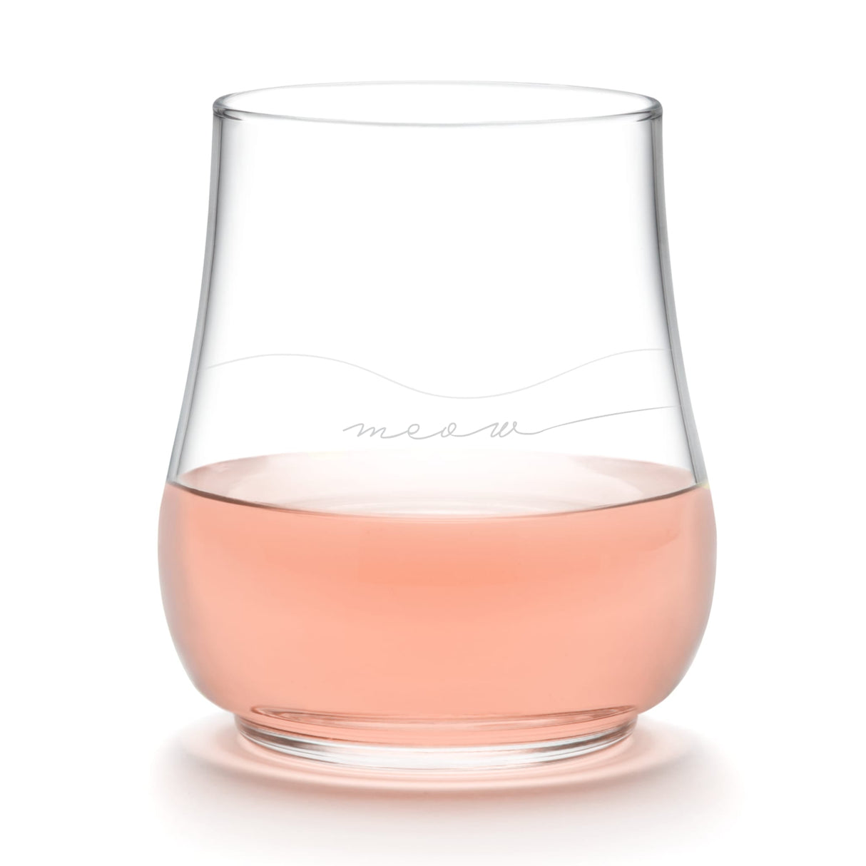 Libbey Modern Pets Meow All Purpose Glasses, 17 ounce, Set of 4