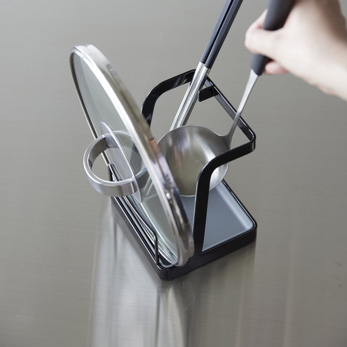 Lid & Ladle Stand - Large - Steel
