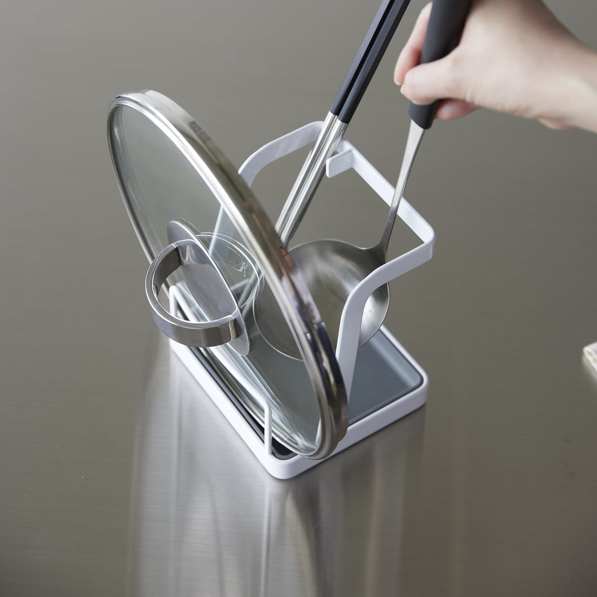 Lid & Ladle Stand - Large - Steel