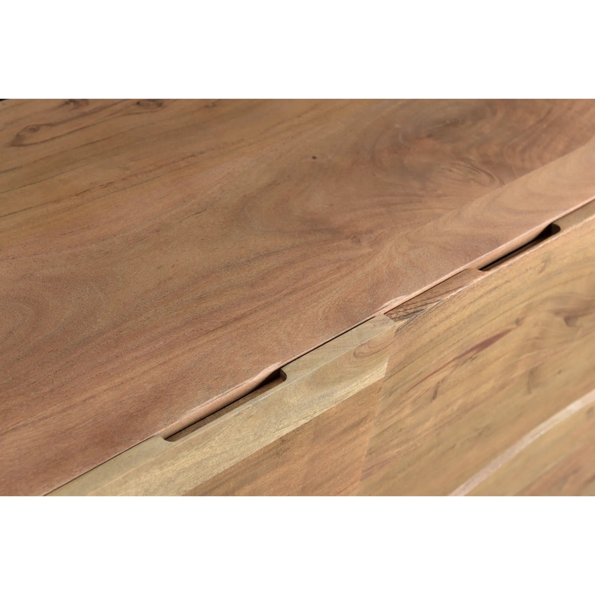 Light Acacia Live Edge Sideboard-Sideboard-Parc Decor