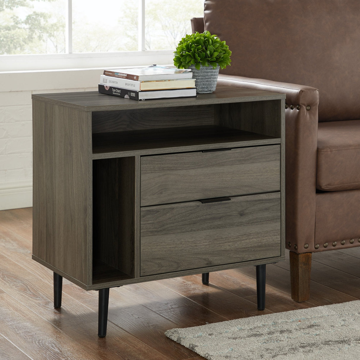 Lincoln Nightstand / Side Table-Occasional-Parc Decor
