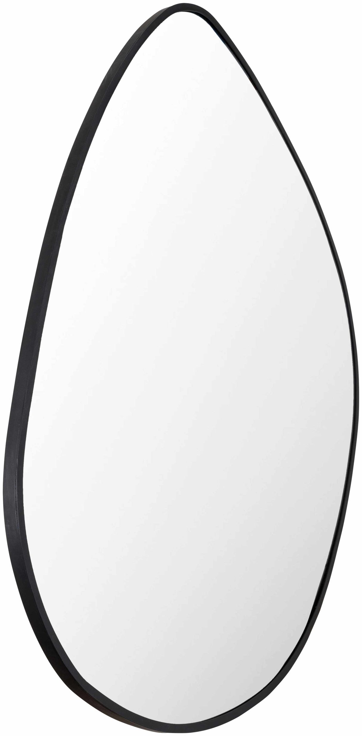 Lochovice Black Distressed Wood Mirror-Mirrors-Parc Decor