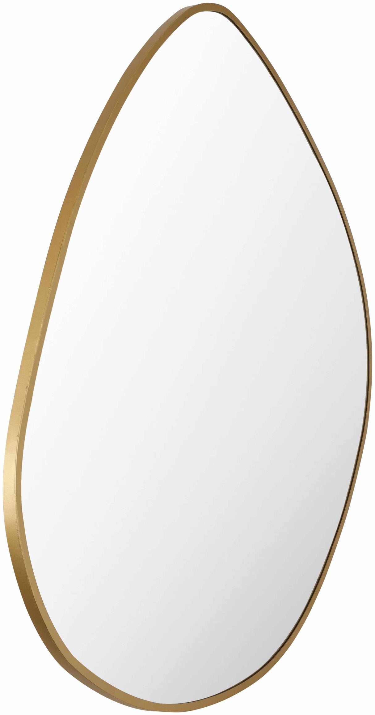 Lochovice Gold Distressed Wood Mirror-Mirrors-Parc Decor