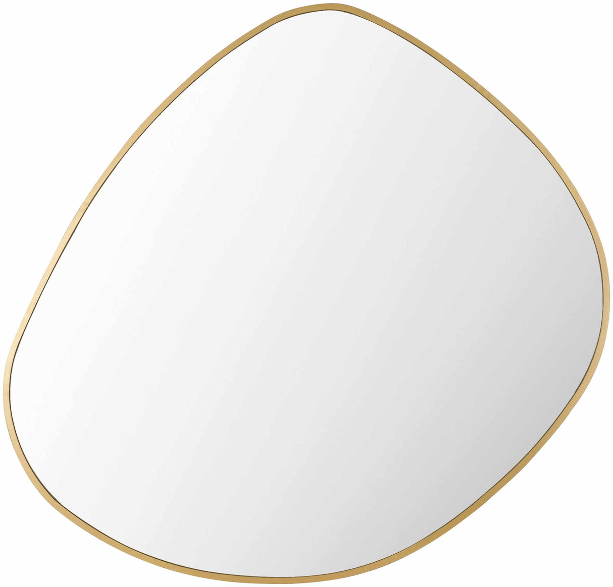 Lochovice Gold Distressed Wood Mirror-Mirrors-Parc Decor