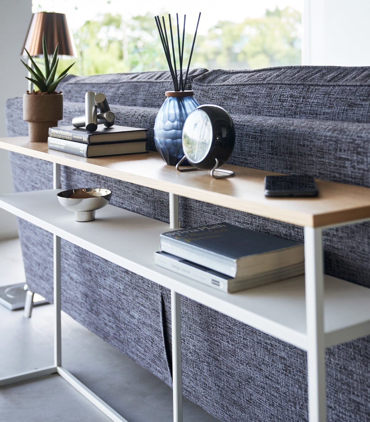 Long Console Table - Steel