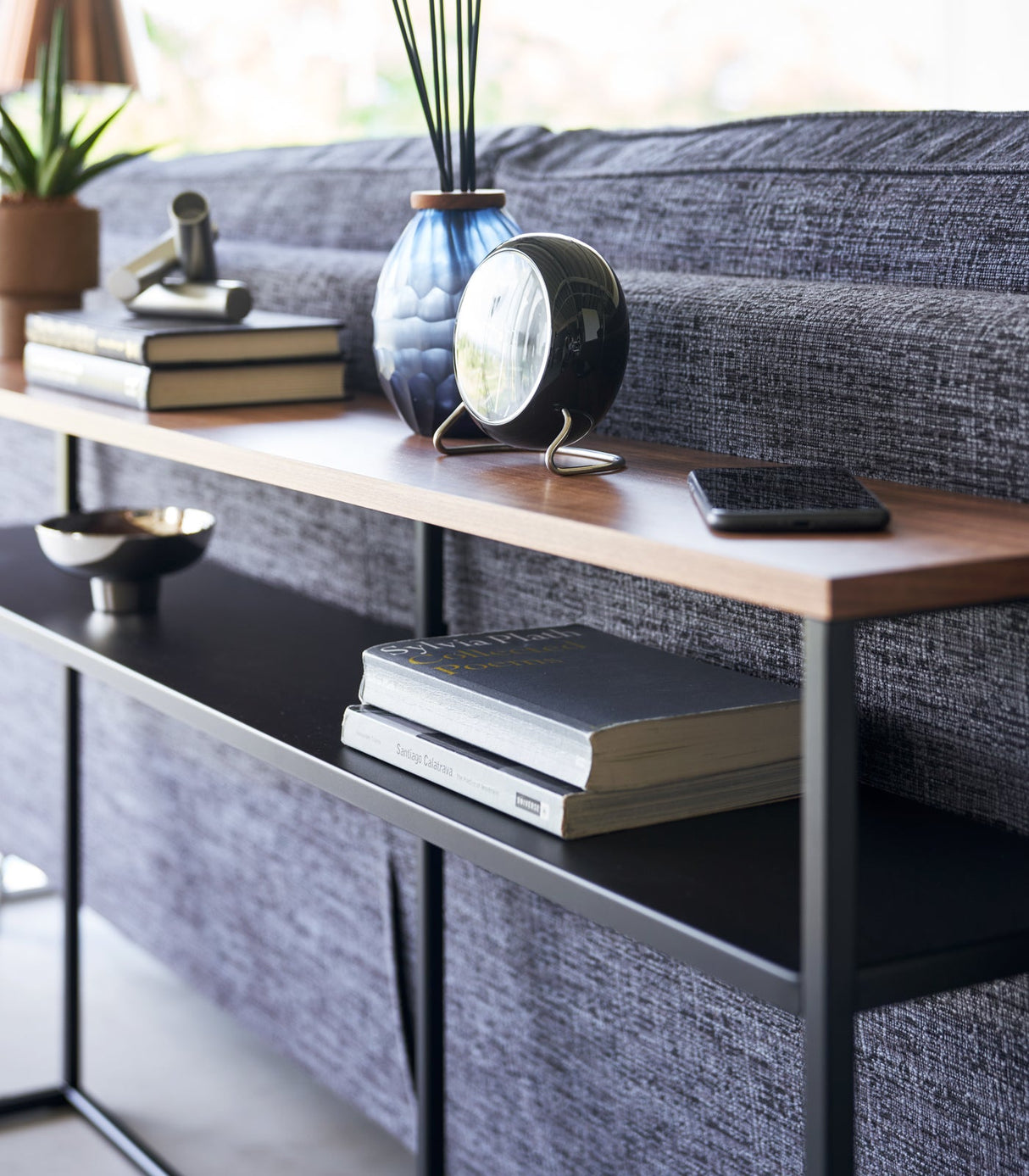 Long Console Table - Steel-End + Side Tables-Parc Decor