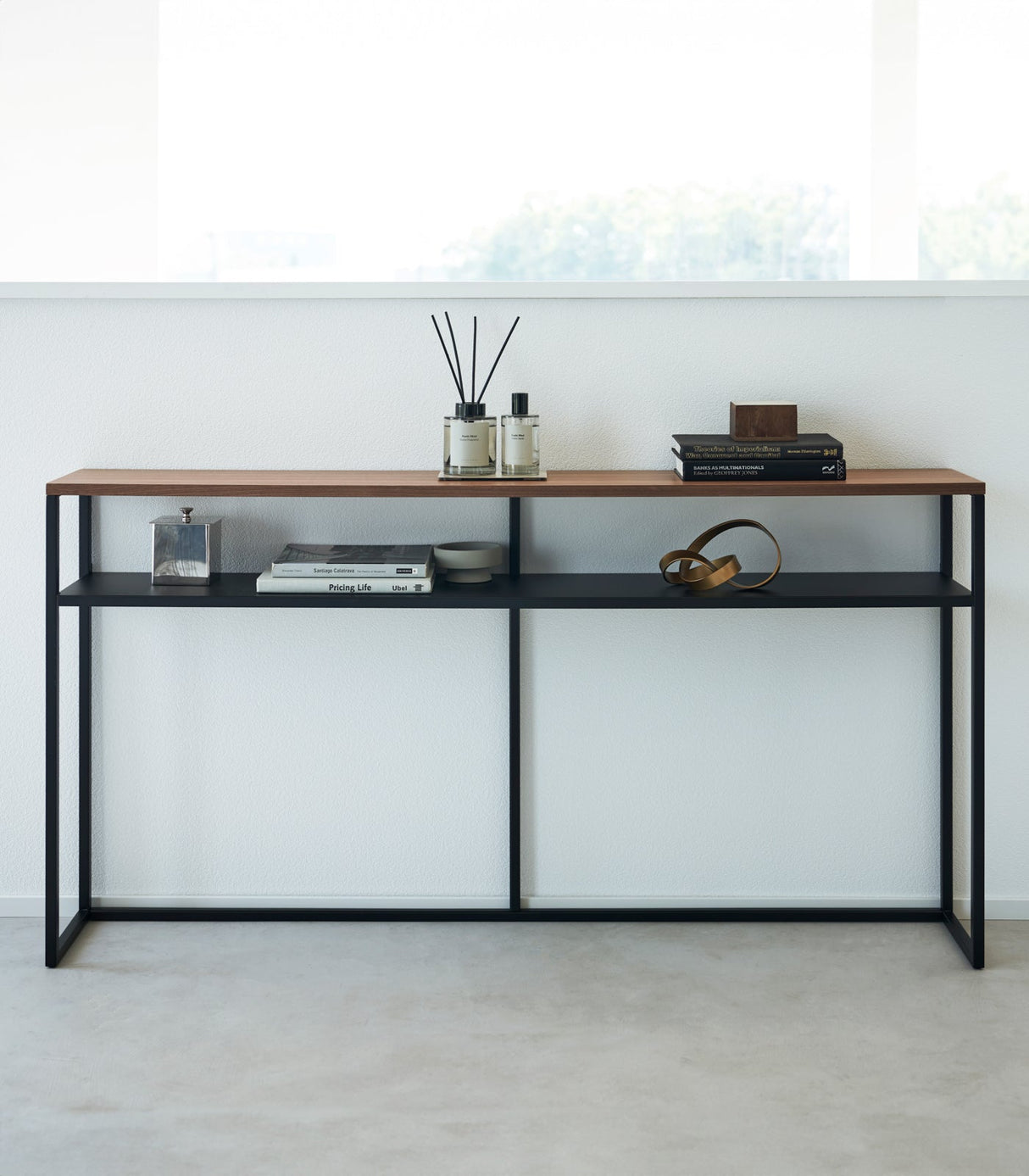 Long Console Table - Steel-End + Side Tables-Parc Decor