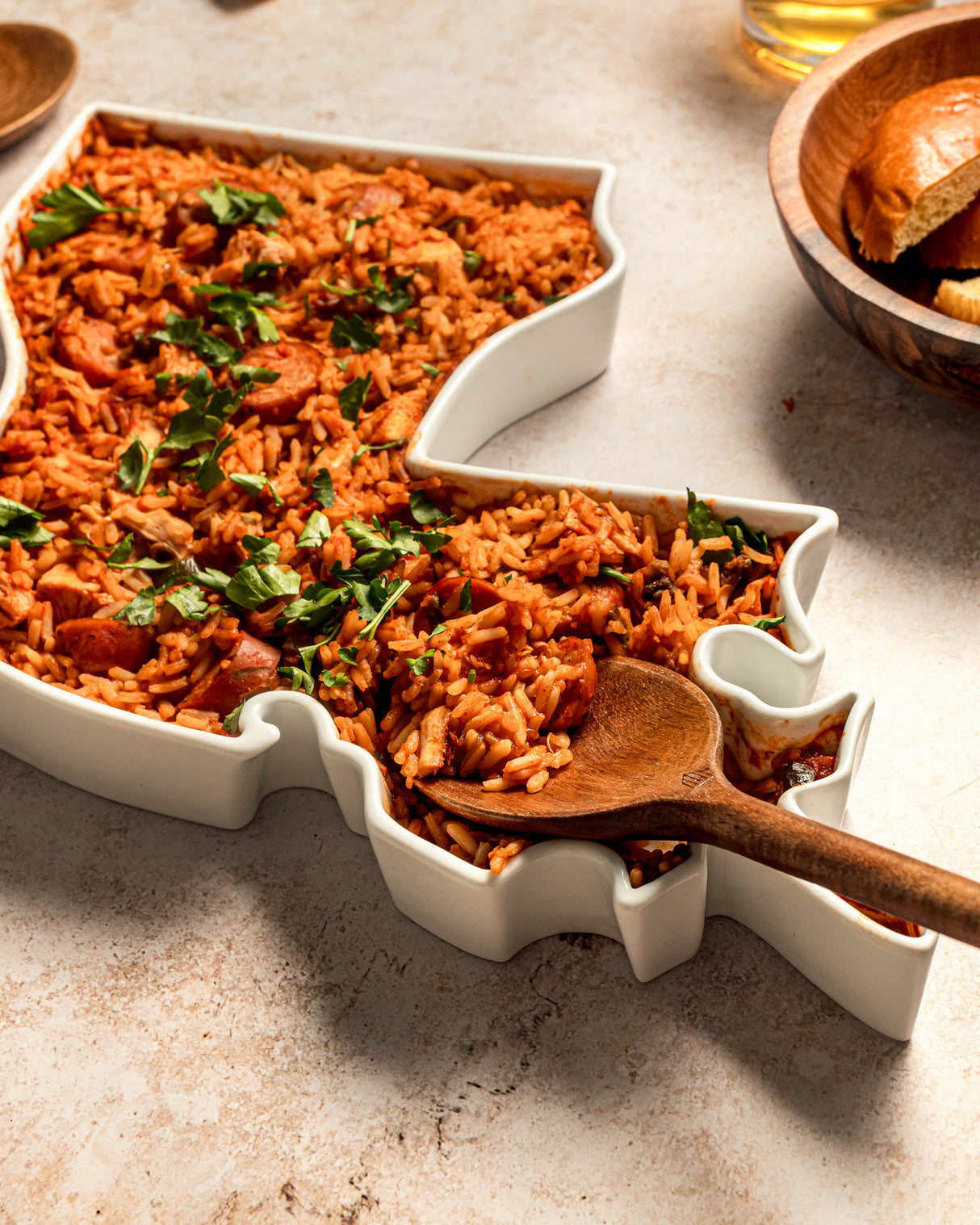 Louisiana State Plate-Baking Dish-Parc Decor