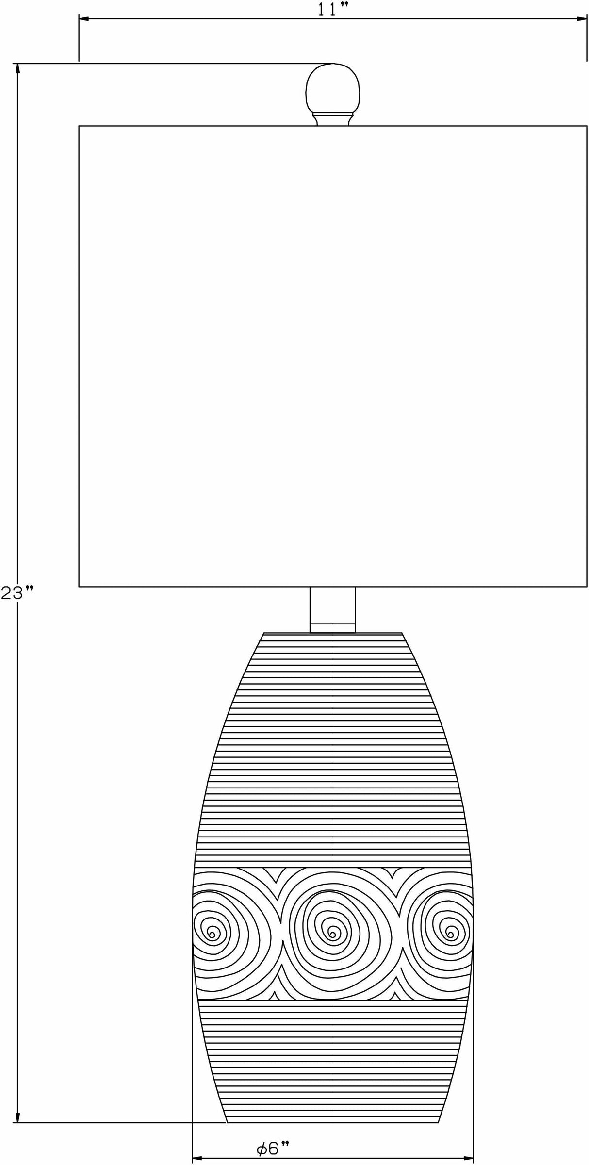 Lumbang Table Lamp-Lighting-Parc Decor