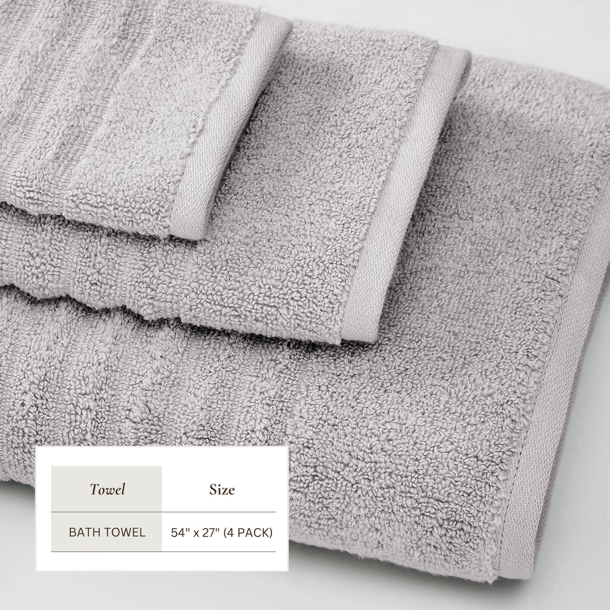 Luxury Combed Cotton Bath Towel Set - Karina Collection