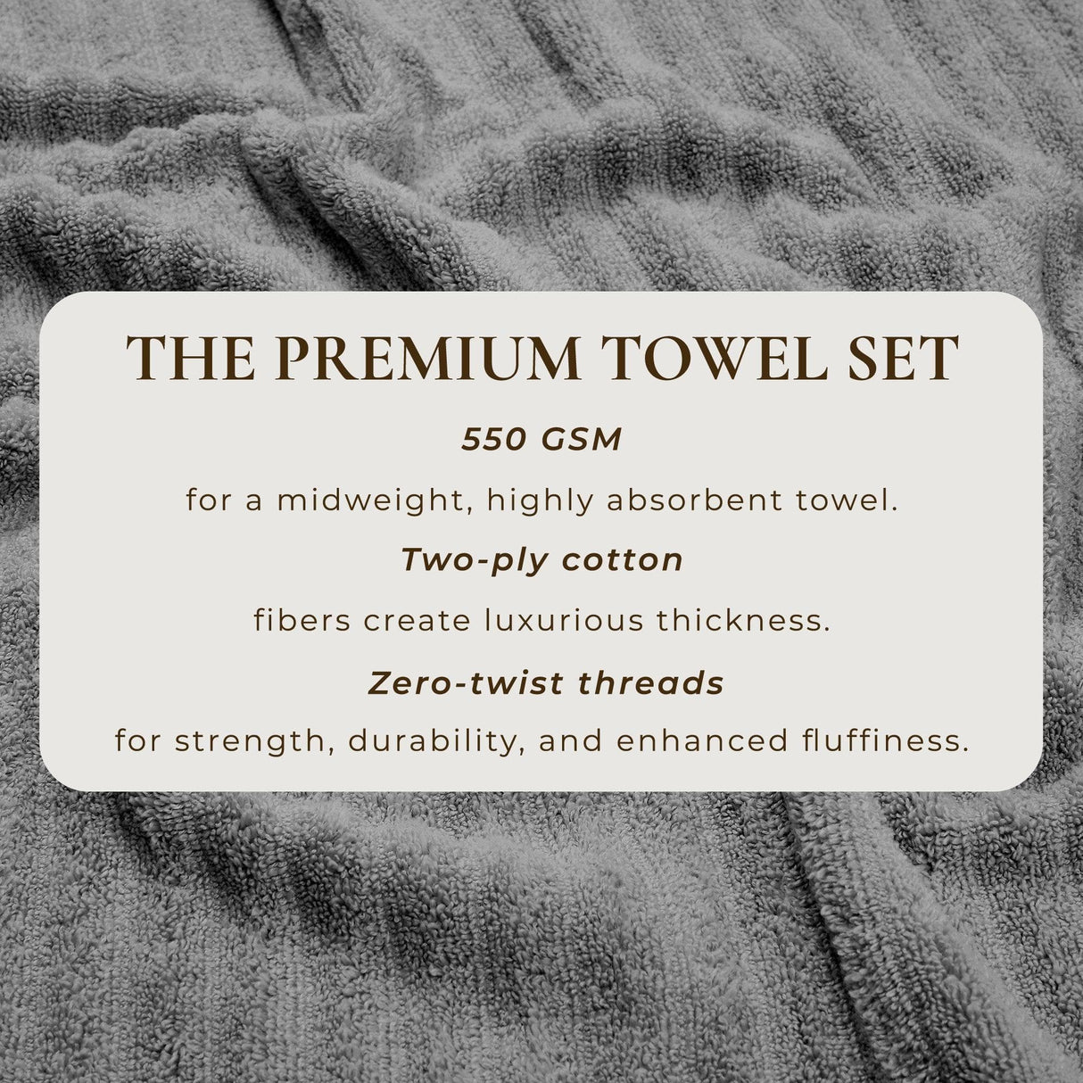 Luxury Cotton Towels - Karina Collection-Bath Towels & Washcloths-Parc Decor