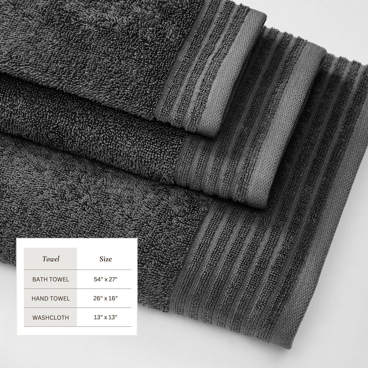 Luxury Cotton Towels - Karina Collection-Bath Towels & Washcloths-Parc Decor