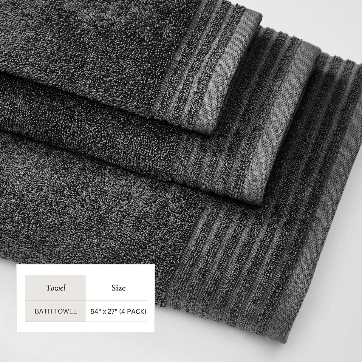 Luxury Cotton Towels - Karina Collection-Bath Towels & Washcloths-Parc Decor