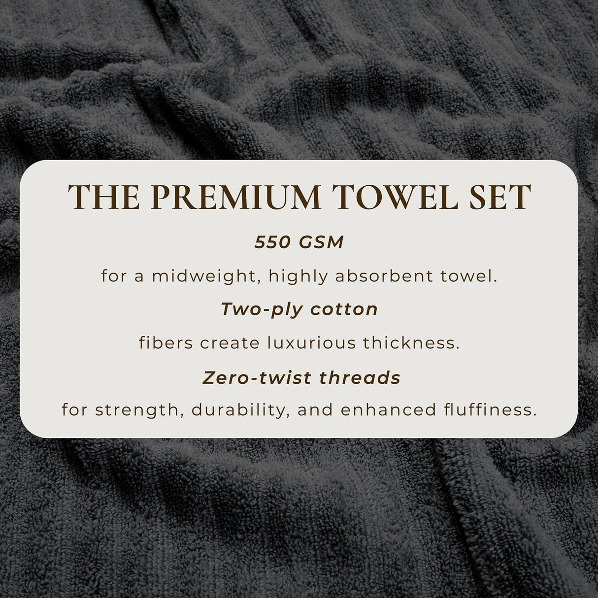 Luxury Cotton Towels - Karina Collection-Bath Towels & Washcloths-Parc Decor