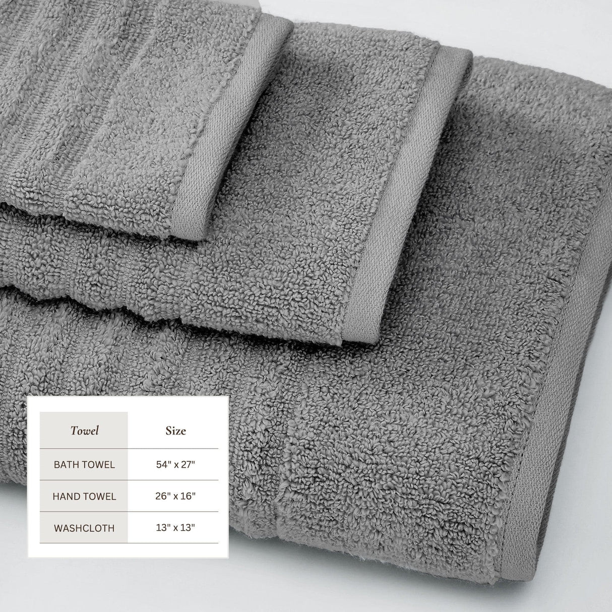 Luxury Cotton Towels - Karina Collection-Bath Towels & Washcloths-Parc Decor