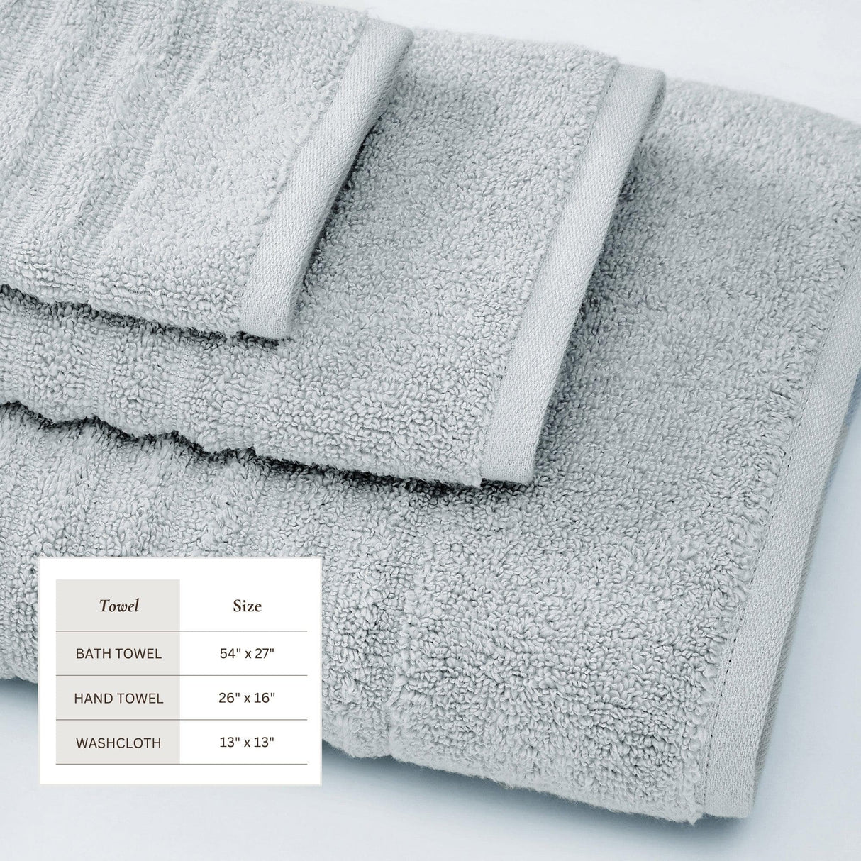 Luxury Cotton Towels - Karina Collection-Bath Towels & Washcloths-Parc Decor