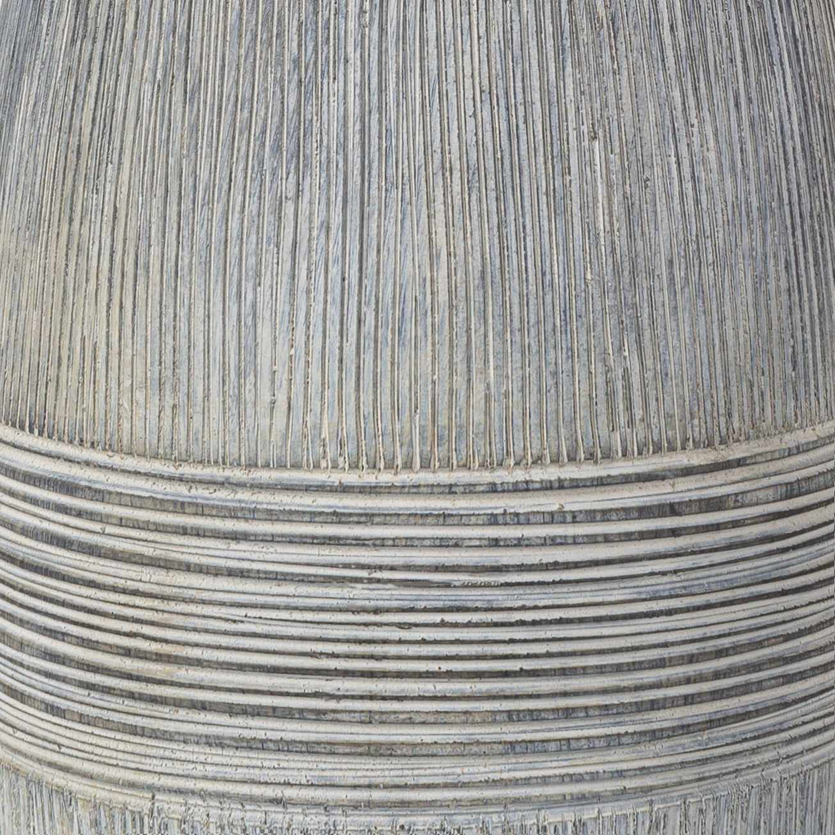 Mabayo Ribbed White Ceramic Table Lamp-Lighting-Parc Decor