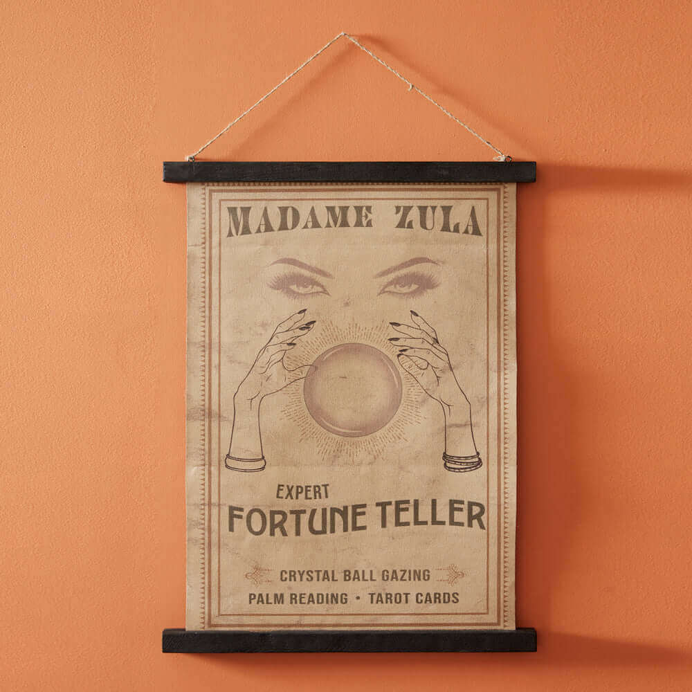 Madam Zula Fortune Teller Halloween Wall Sign-Halloween Decor-Parc Decor