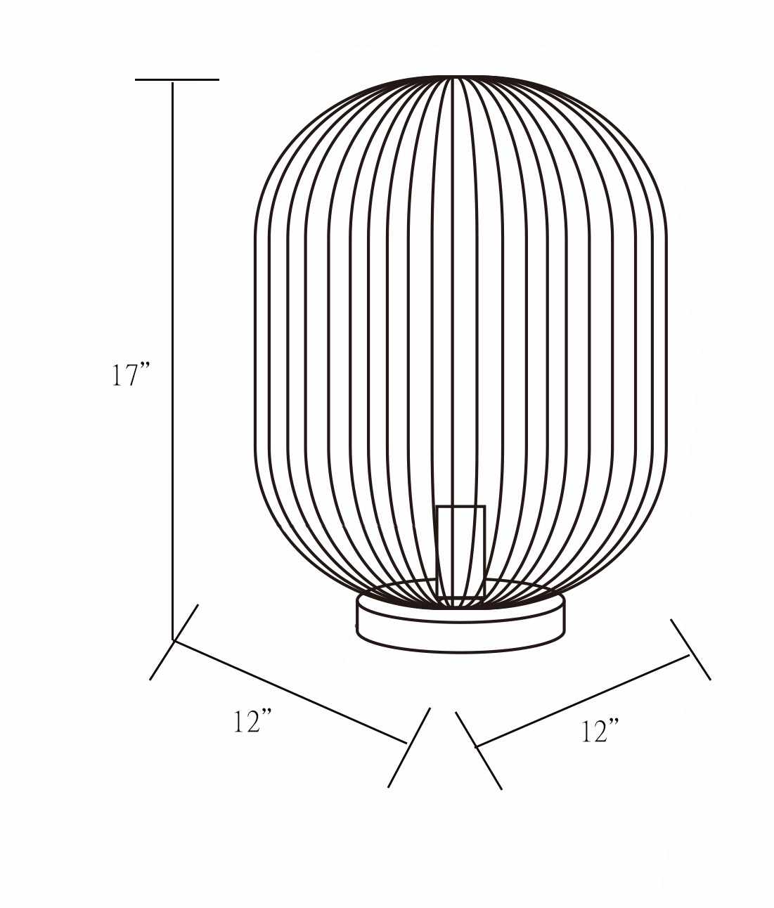 Madoc Table Lamp - Clearance-Lighting-Parc Decor