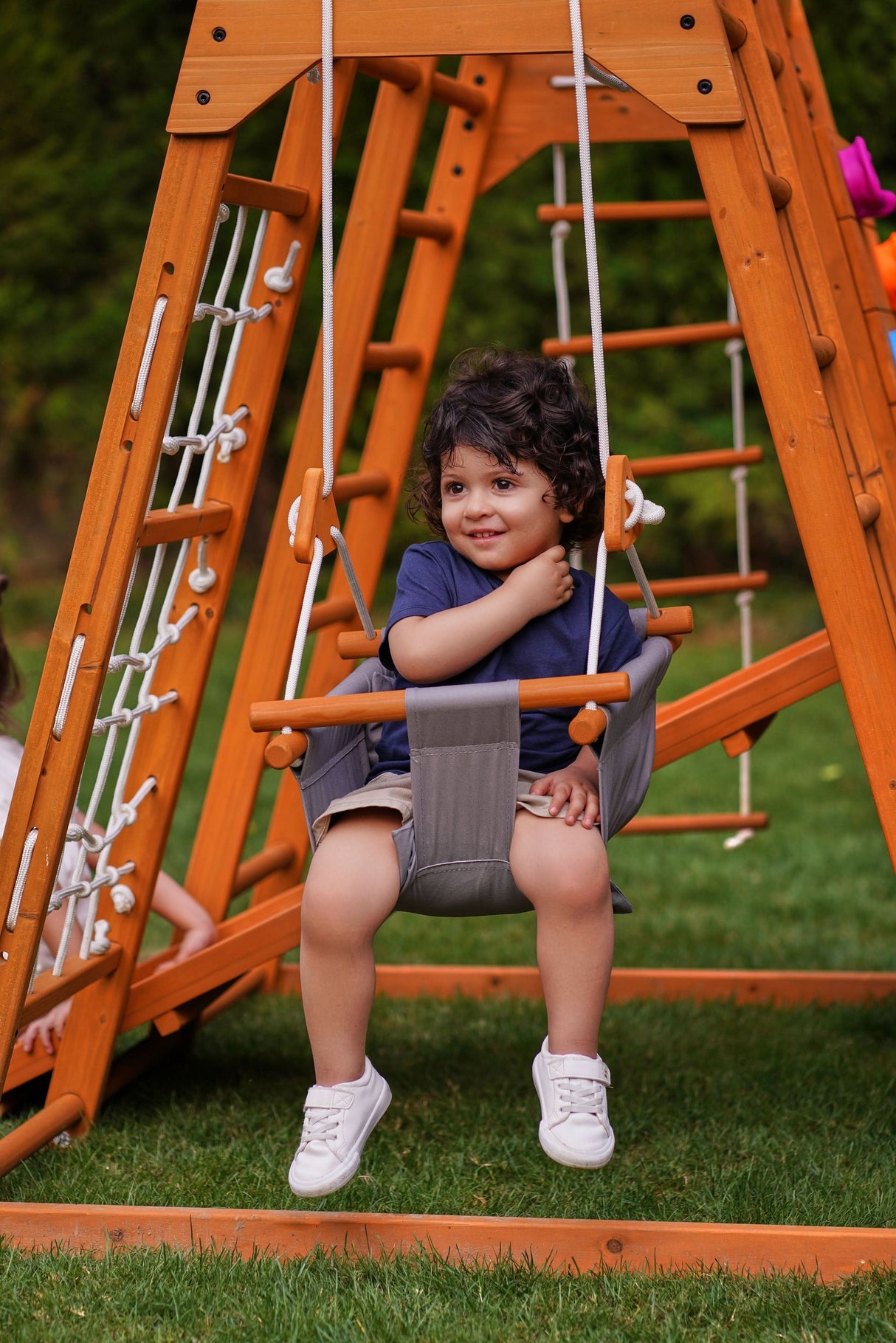 Magnolia 7-in-1 Real Wood Playset | Indoor & Outdoor Climbing Gym for Kids-Outdoor-Parc Decor