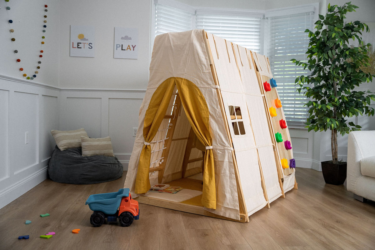 Magnolia Tent Cover | Canvas Play Tent Canopy for the Large Magnolia Climber (Climber Not Included)