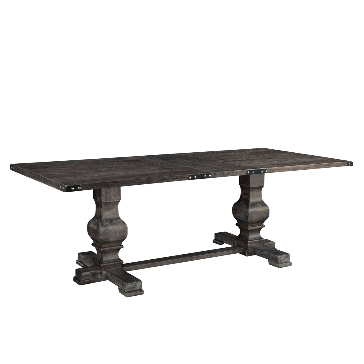 Manchester Dining Table, Charcoal-Dining Tables-Parc Decor
