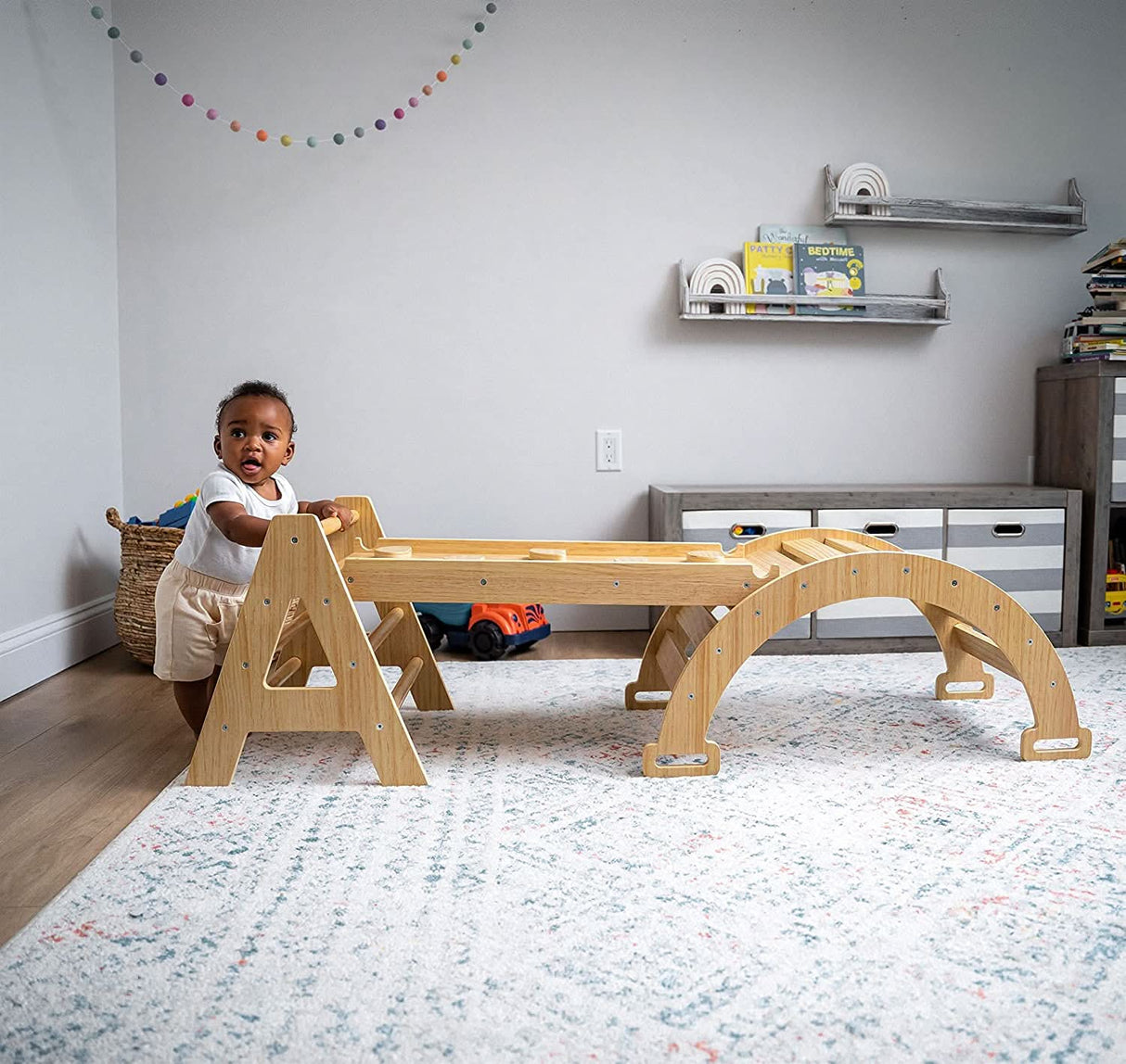 Maple | Beginner Pikler Triangle & Rocker