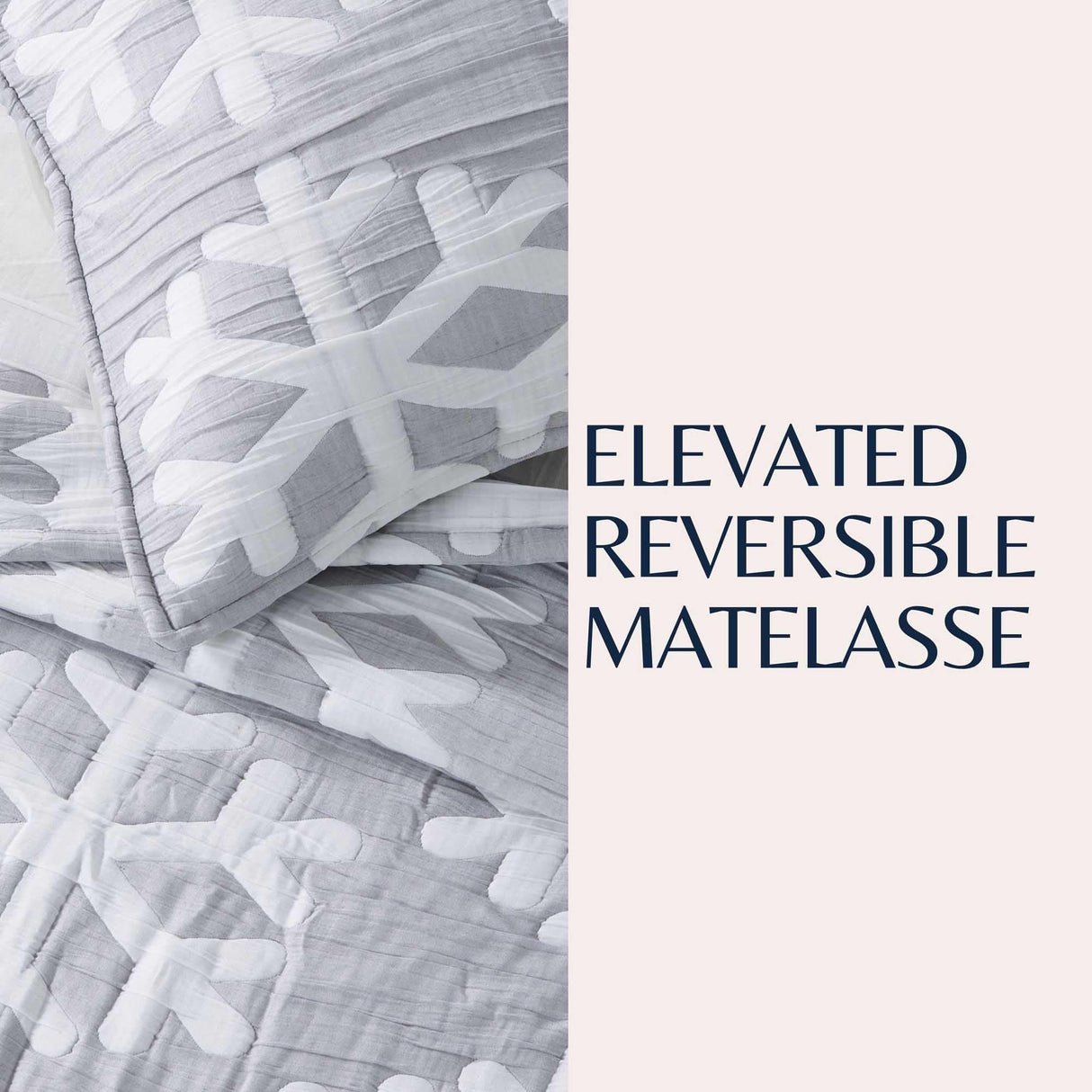 Matelassé Snowflake Quilt Set - Nino Collection-Quilts & Comforters-Parc Decor