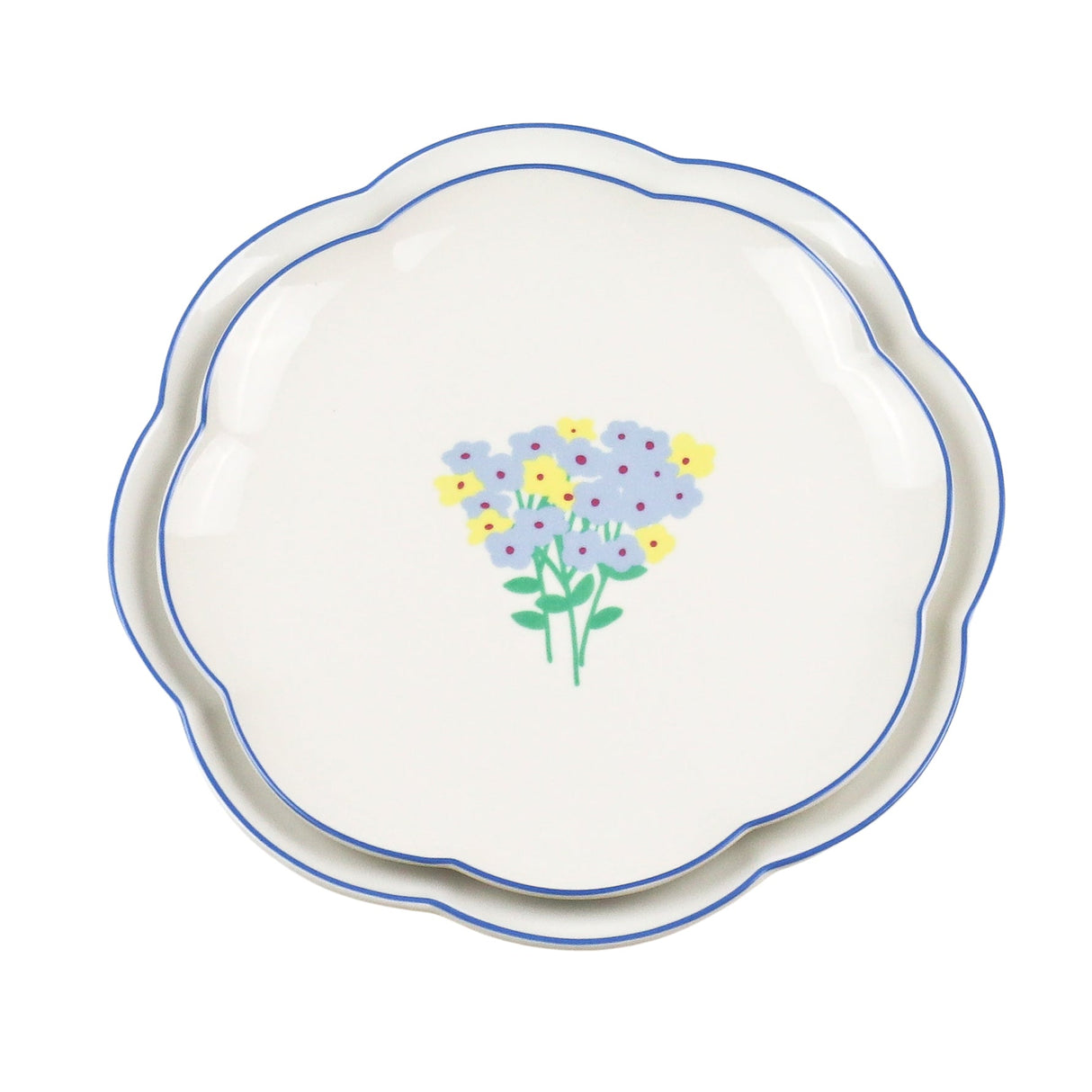 Meadow Flora Starter Plate - Set of 4 (+1 Bonus Plate)-Starter Plate-Parc Decor