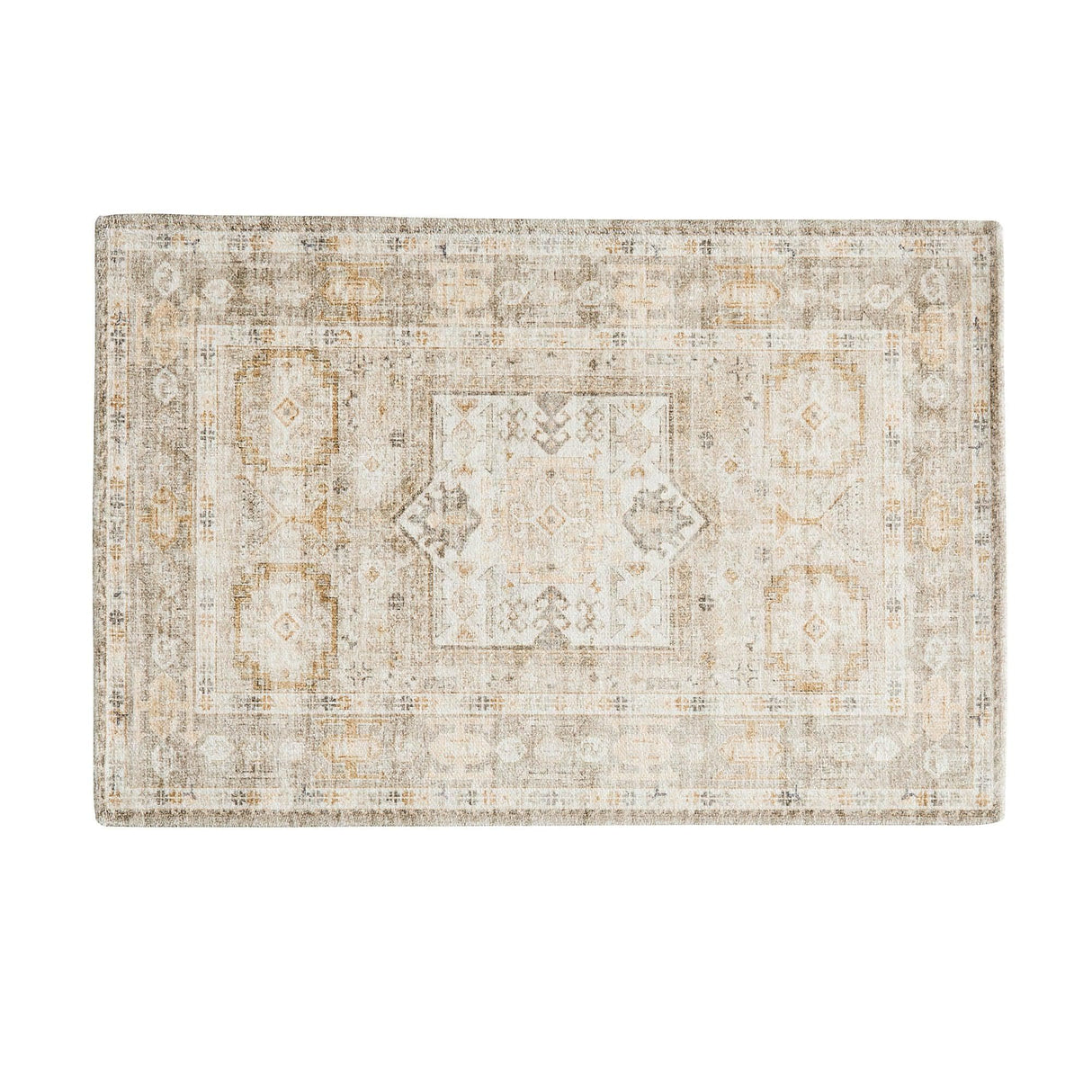 Medallion Machine Washable Accent Rug 2' x 3' - Nava Collection-Rugs-Parc Decor
