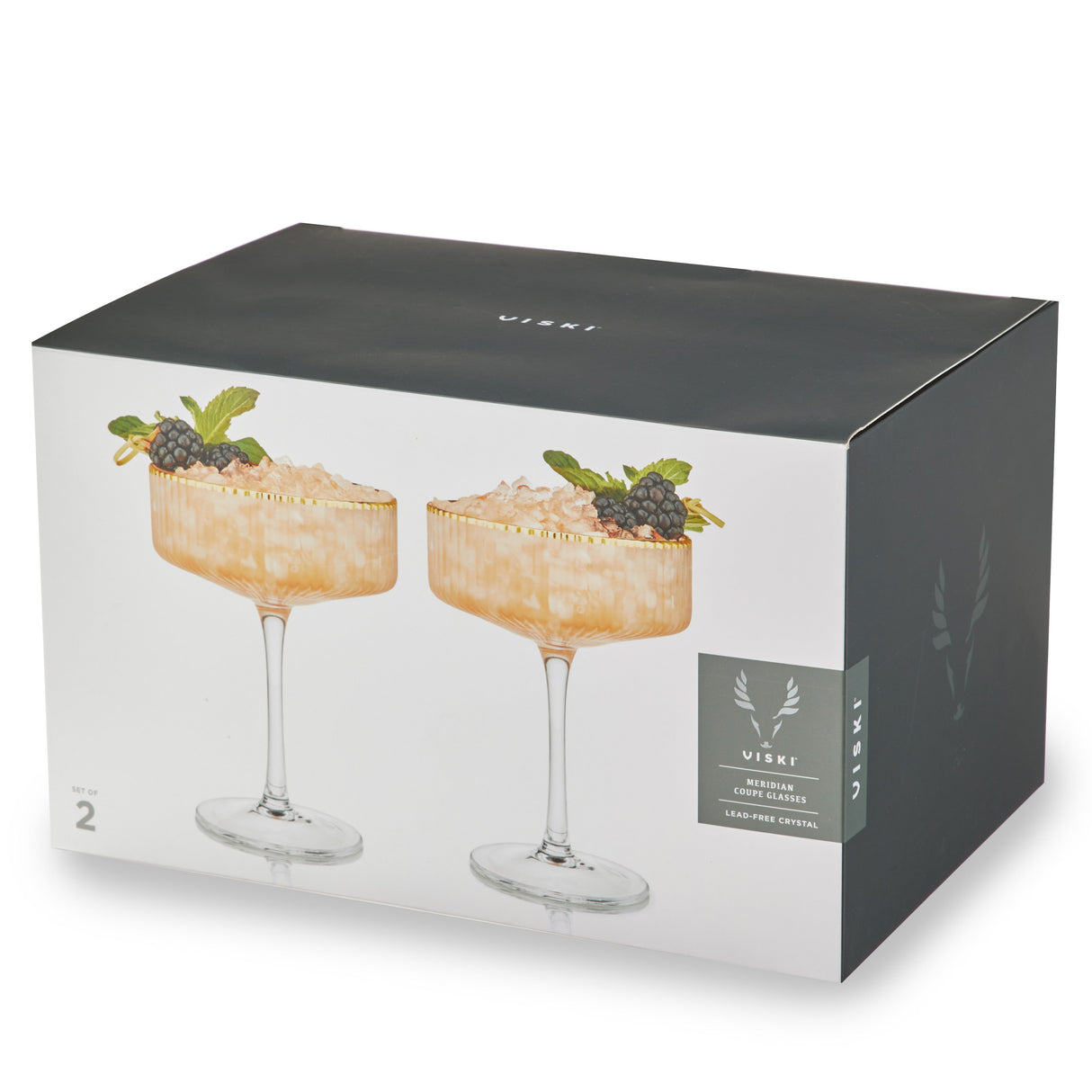 Meridian Crystal Coupe Glasses Set of 2-product_type::stemmed_cocktail_glasses-Parc Decor
