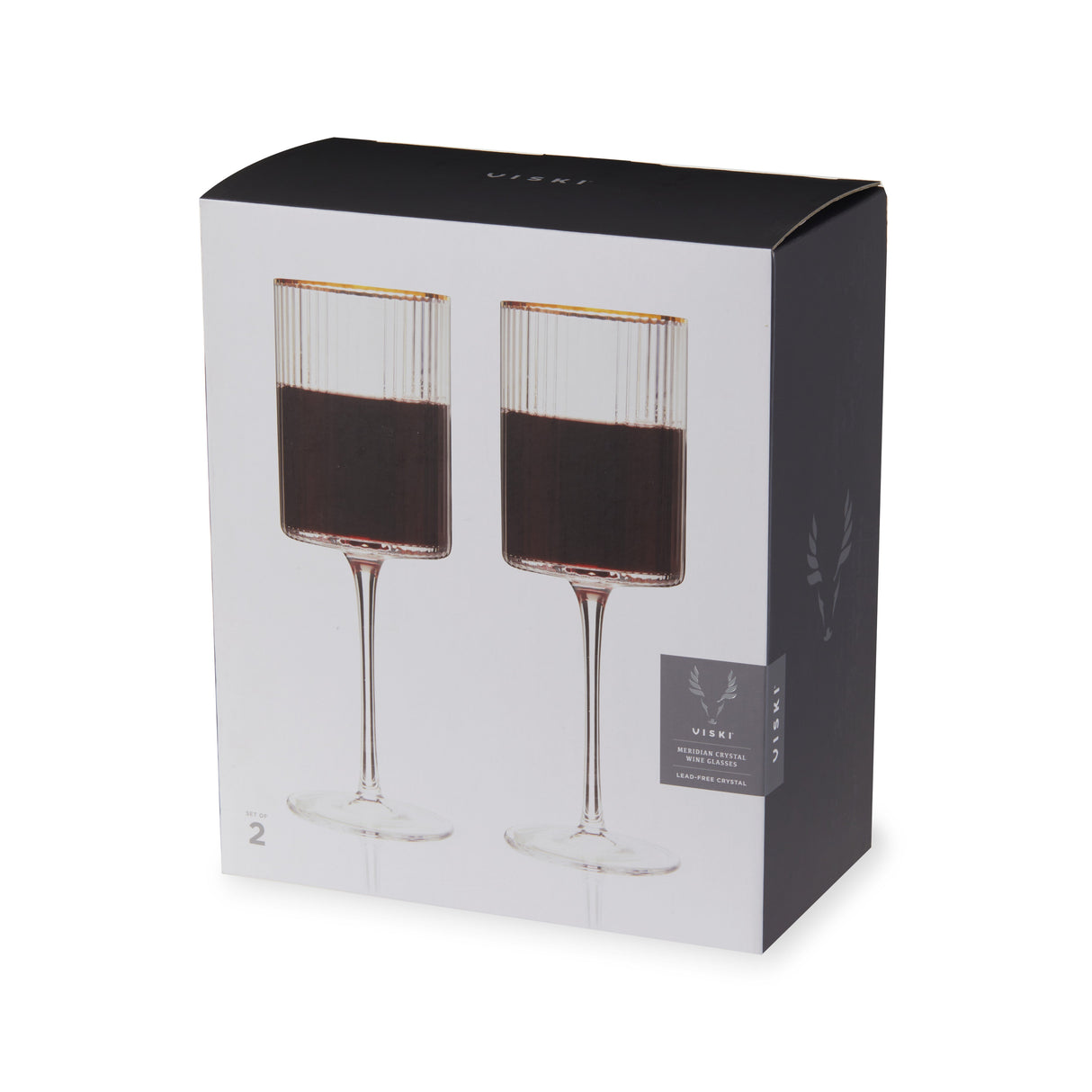 Meridian Crystal Wine Glasses Set of 2-product_type::stemmed_wine_glasses-Parc Decor
