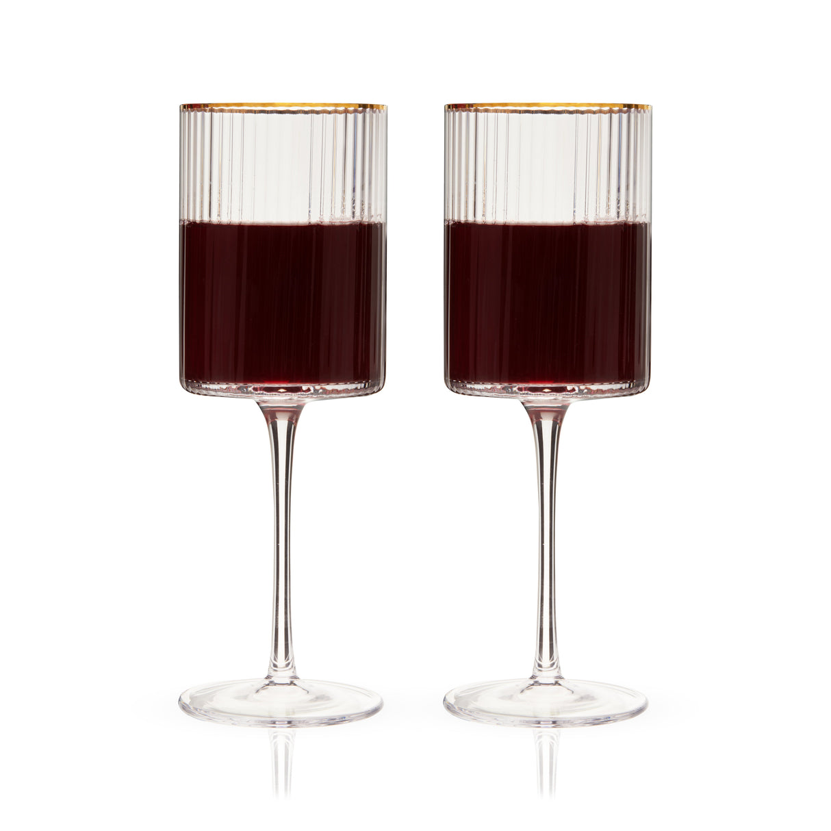 Meridian Crystal Wine Glasses Set of 2-product_type::stemmed_wine_glasses-Parc Decor