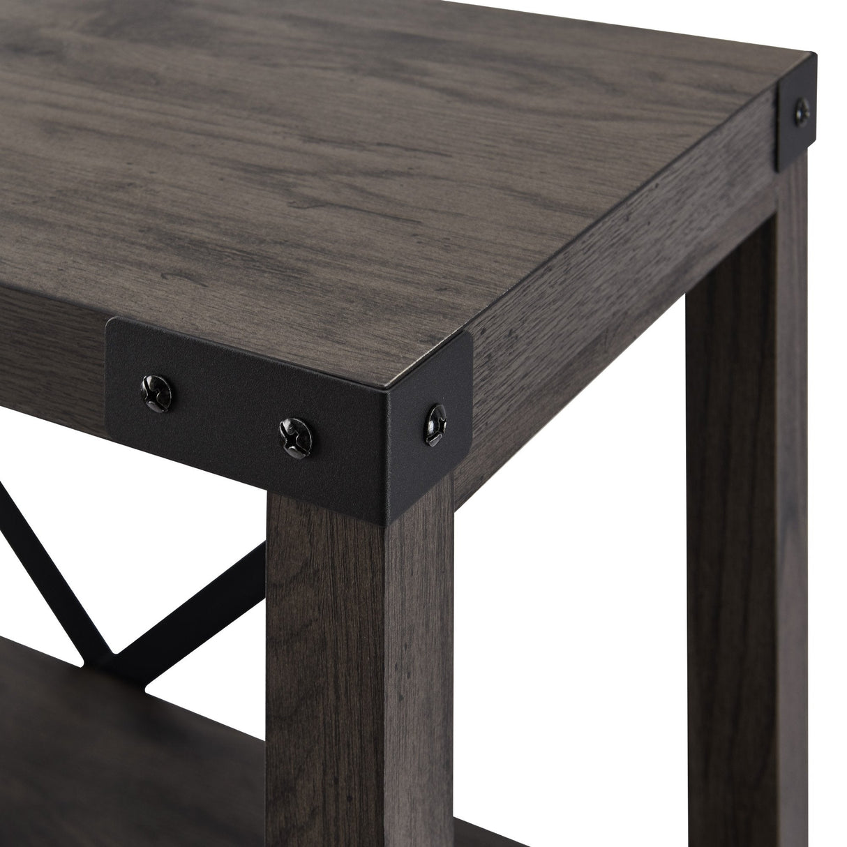 Metal X Bookshelf-Home Office-Parc Decor