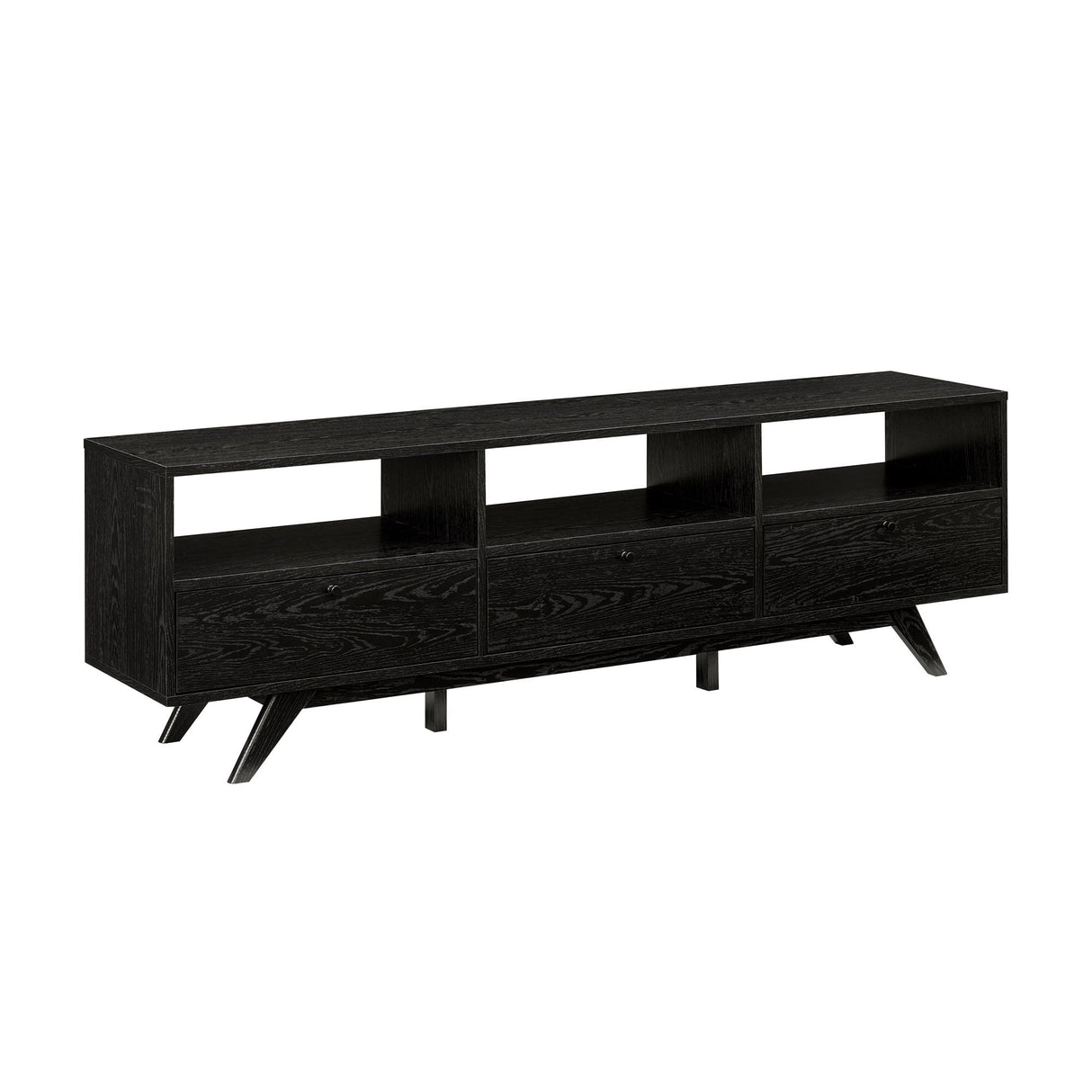 Mid-Century Kela Modern 3-Door TV Stand-Entertainment-Parc Decor