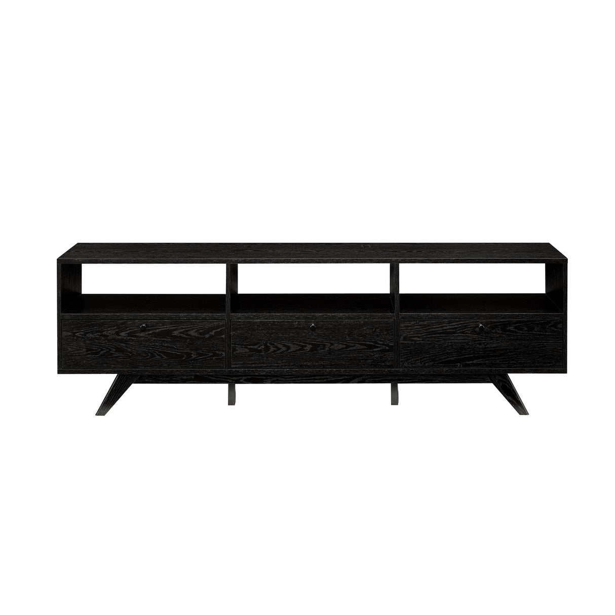 Mid-Century Kela Modern 3-Door TV Stand-Entertainment-Parc Decor