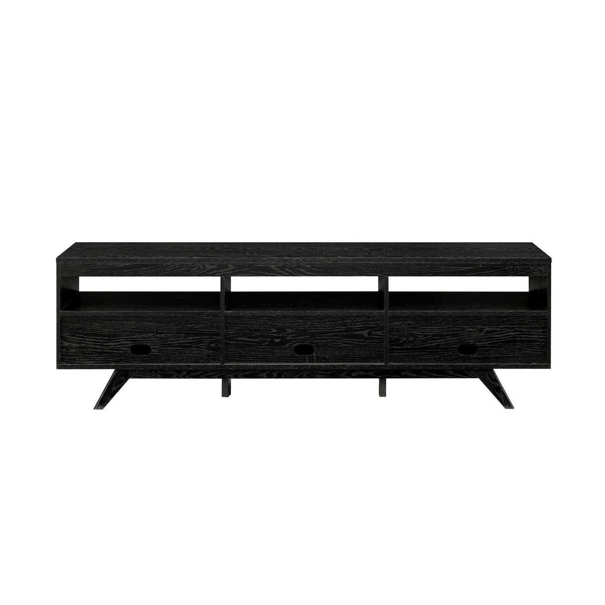 Mid-Century Kela Modern 3-Door TV Stand-Entertainment-Parc Decor