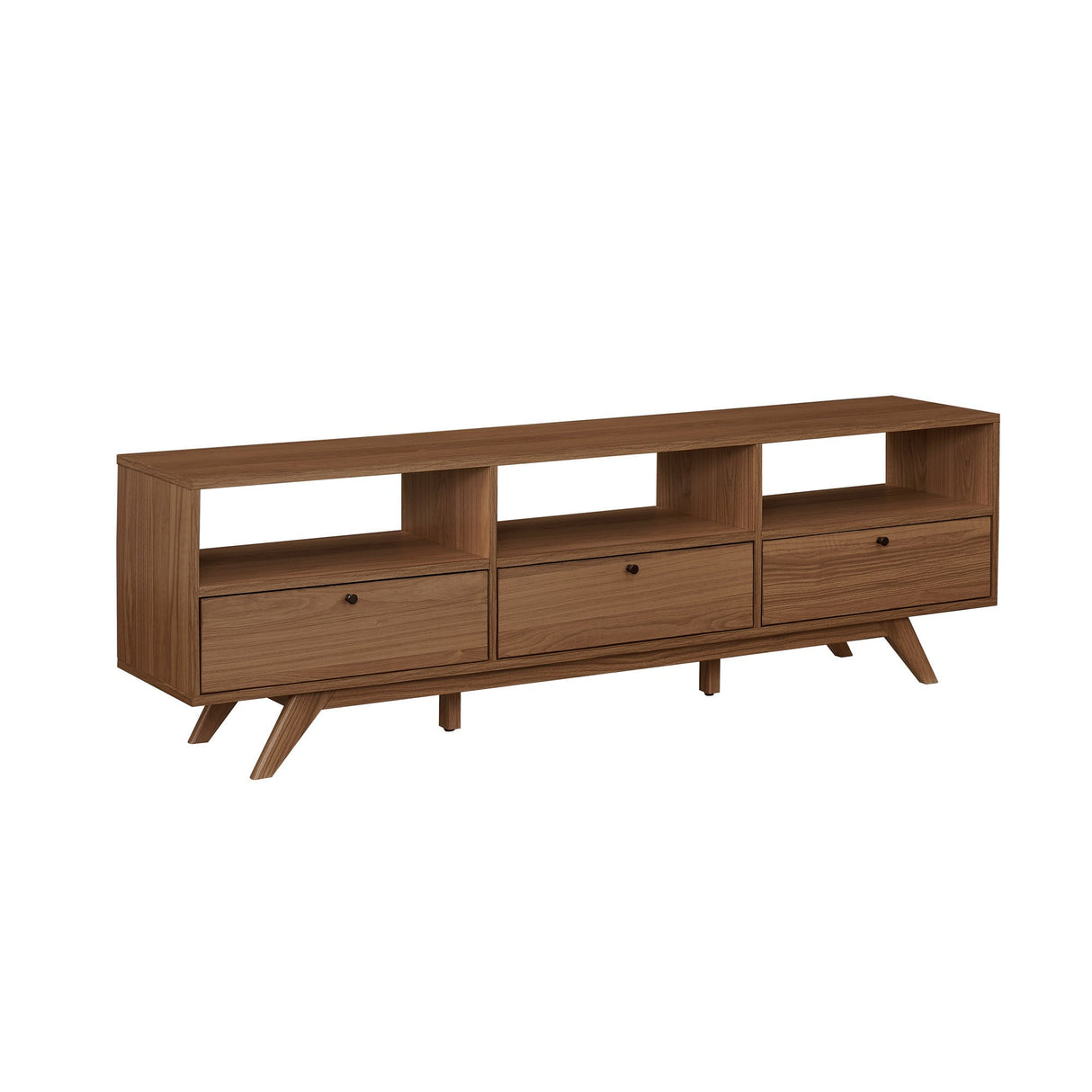 Mid-Century Kela Modern 3-Door TV Stand-Entertainment-Parc Decor