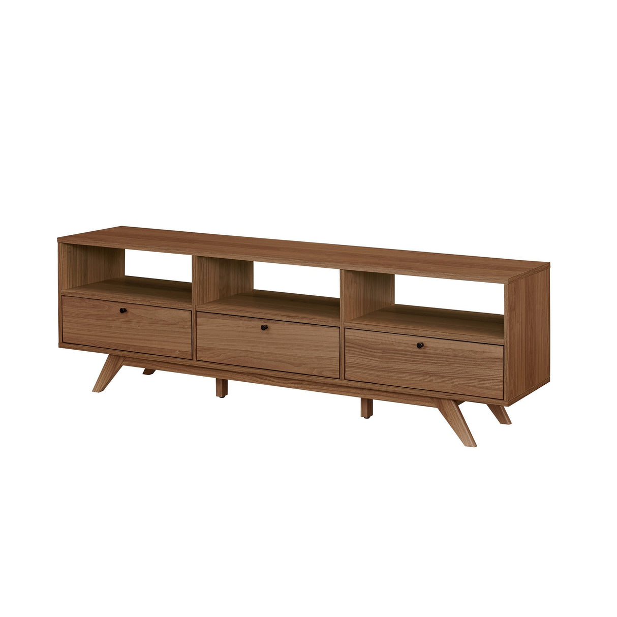 Mid-Century Kela Modern 3-Door TV Stand-Entertainment-Parc Decor