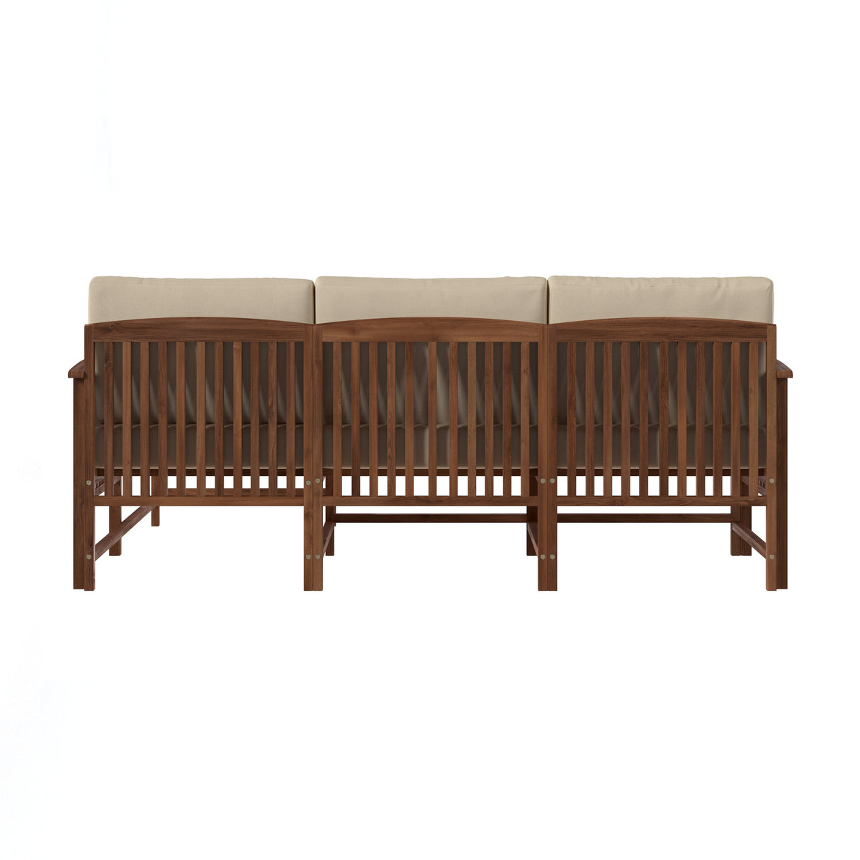 Midland Modern Solid Wood 3-Piece Outdoor Sectional Set-Outdoor-Parc Decor