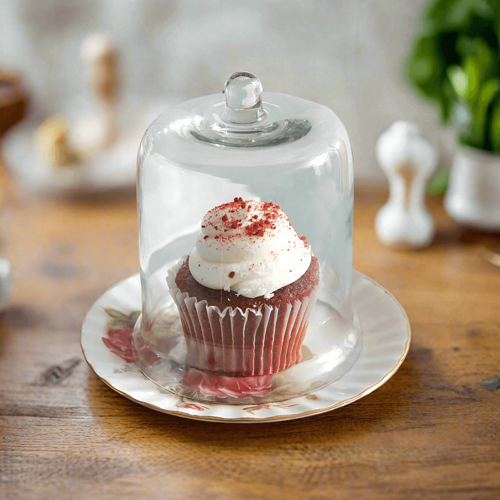 Miniature Glass Cloches (Set of 4)-Cloches-Parc Decor