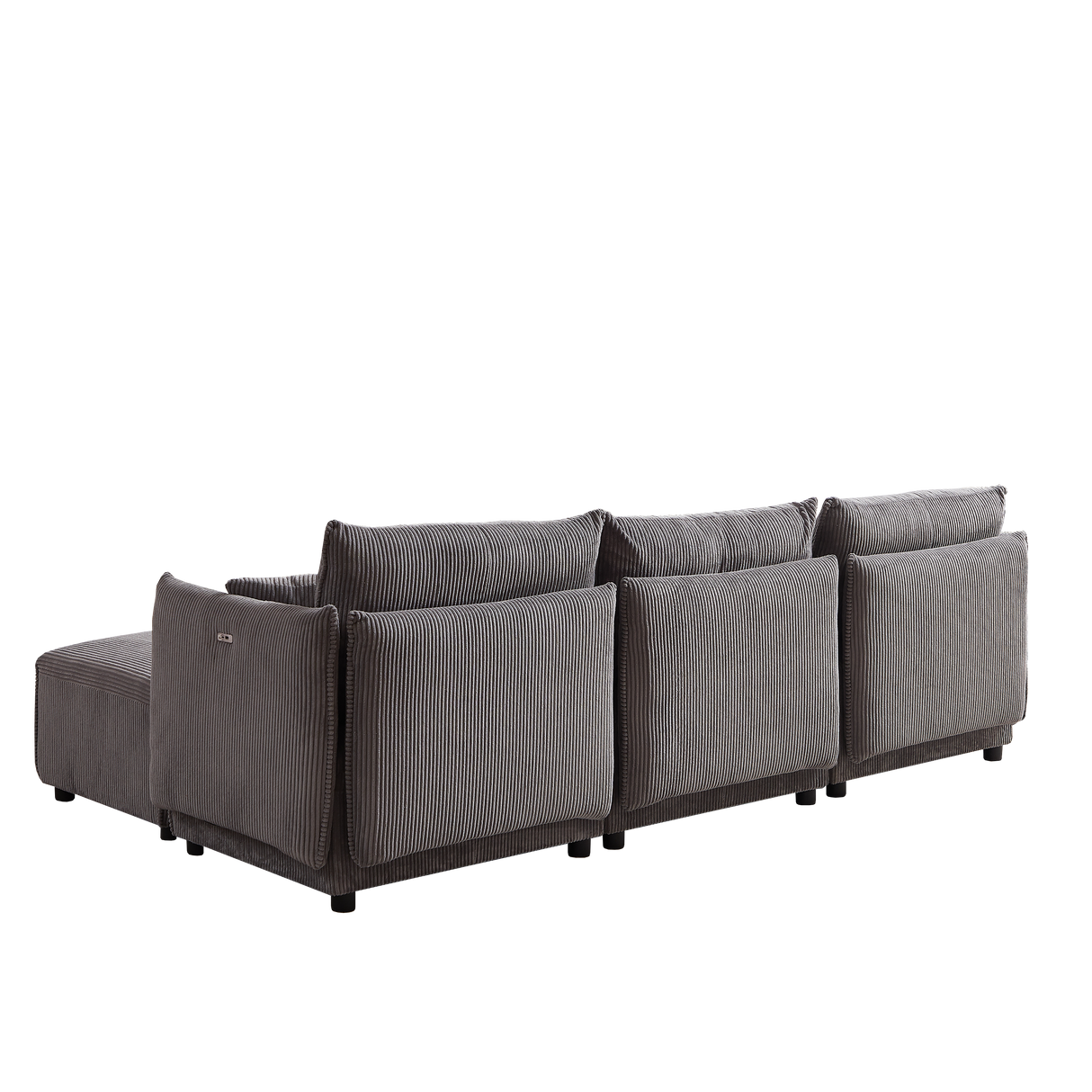 Minimalist Modular Cloud Couch with Chaise-sofa-Parc Decor