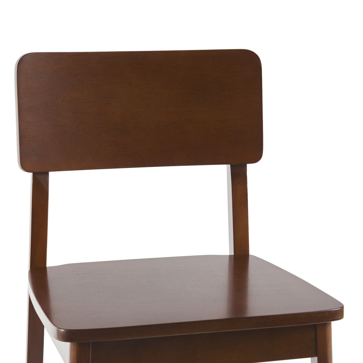 Minimalist Solid Wood Counter Stool, Set of 2-Dining / Kitchen-Parc Decor