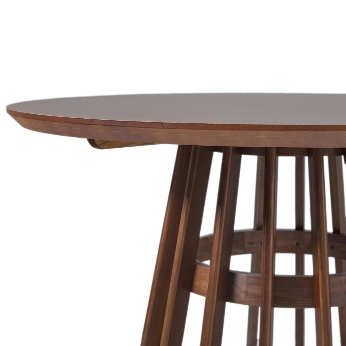 Modern 48 Round Solid Wood Dining Table-Dining / Kitchen-Parc Decor