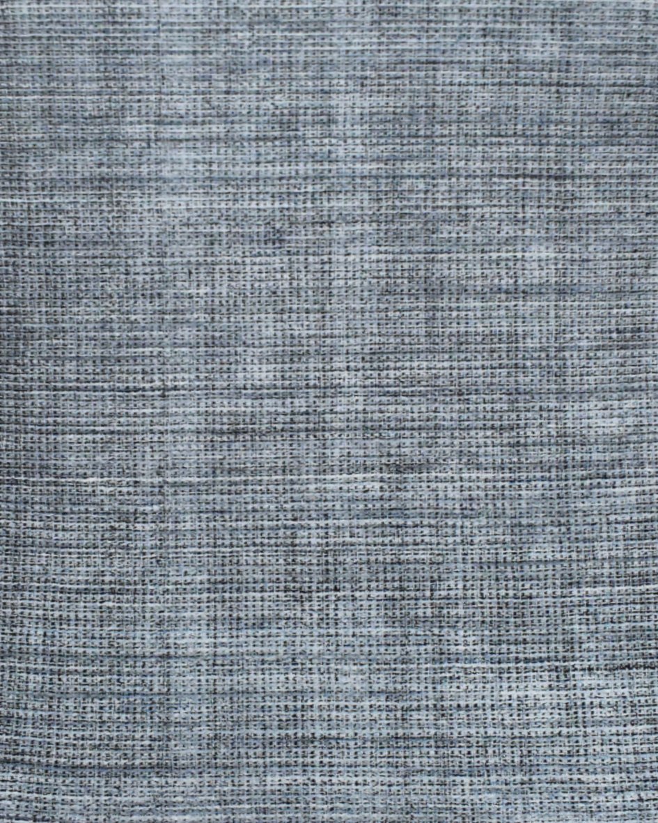 Modern Gray and Black Hand Loom Viscose 5x8 Area Rug