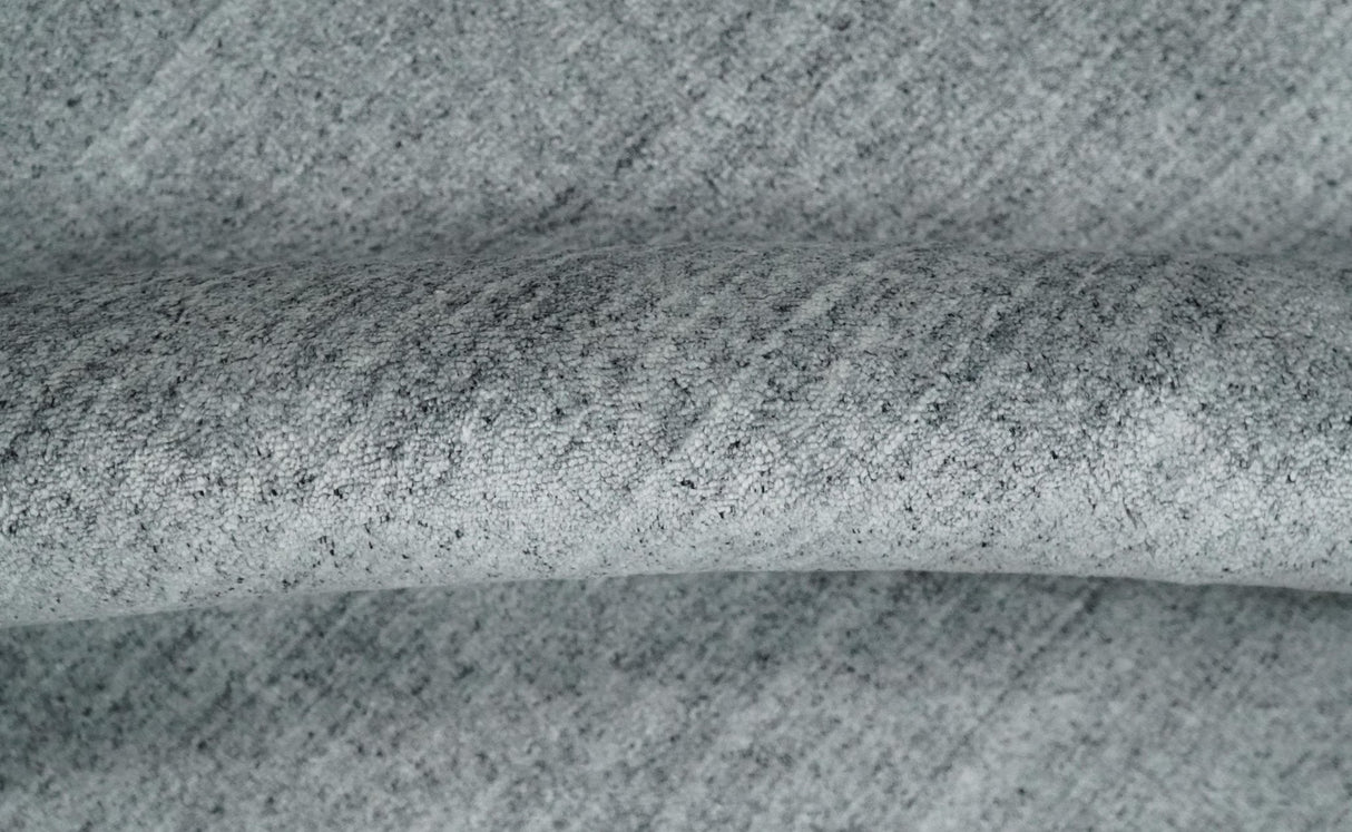 Modern Shaded Silver 5x7 Blended Wool Hand Woven Area Rug