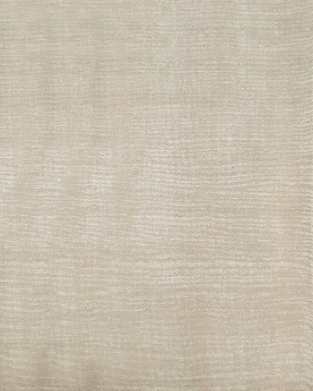Modern Solid Beige Hand Woven Wool Area Rug