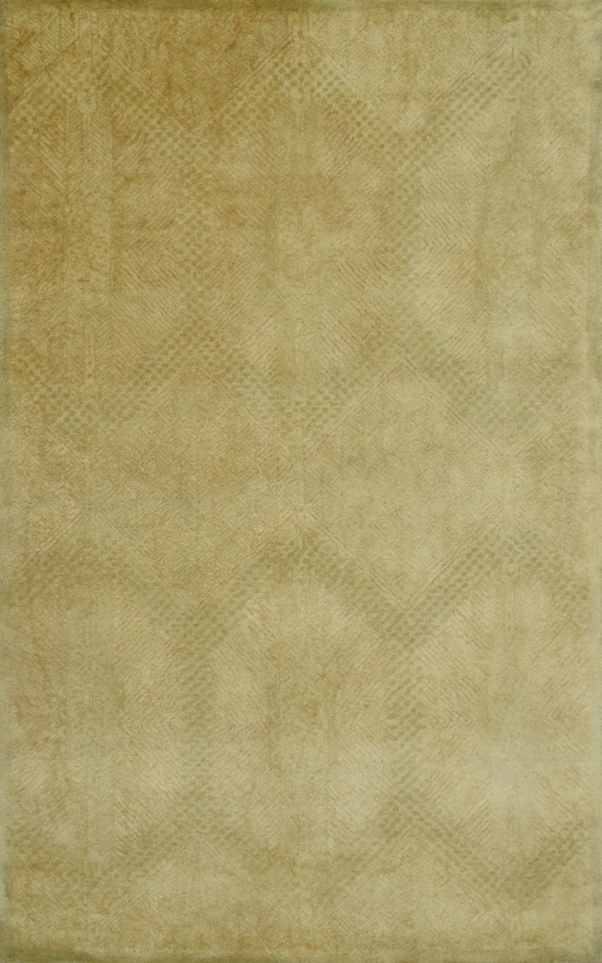Modern Style Gold Hand Tufted Wool 5x8 Area Rug