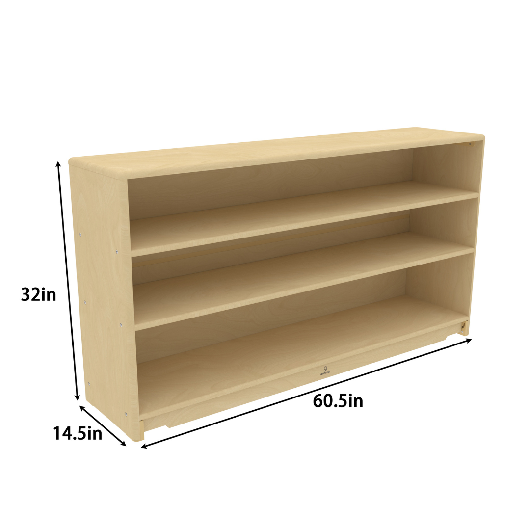 Montessori Classroom Shelf - 5' x 32"