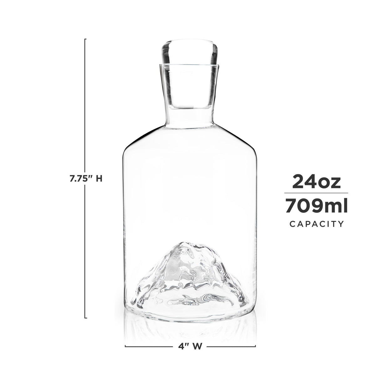 Mountain Crystal Liquor Decanter